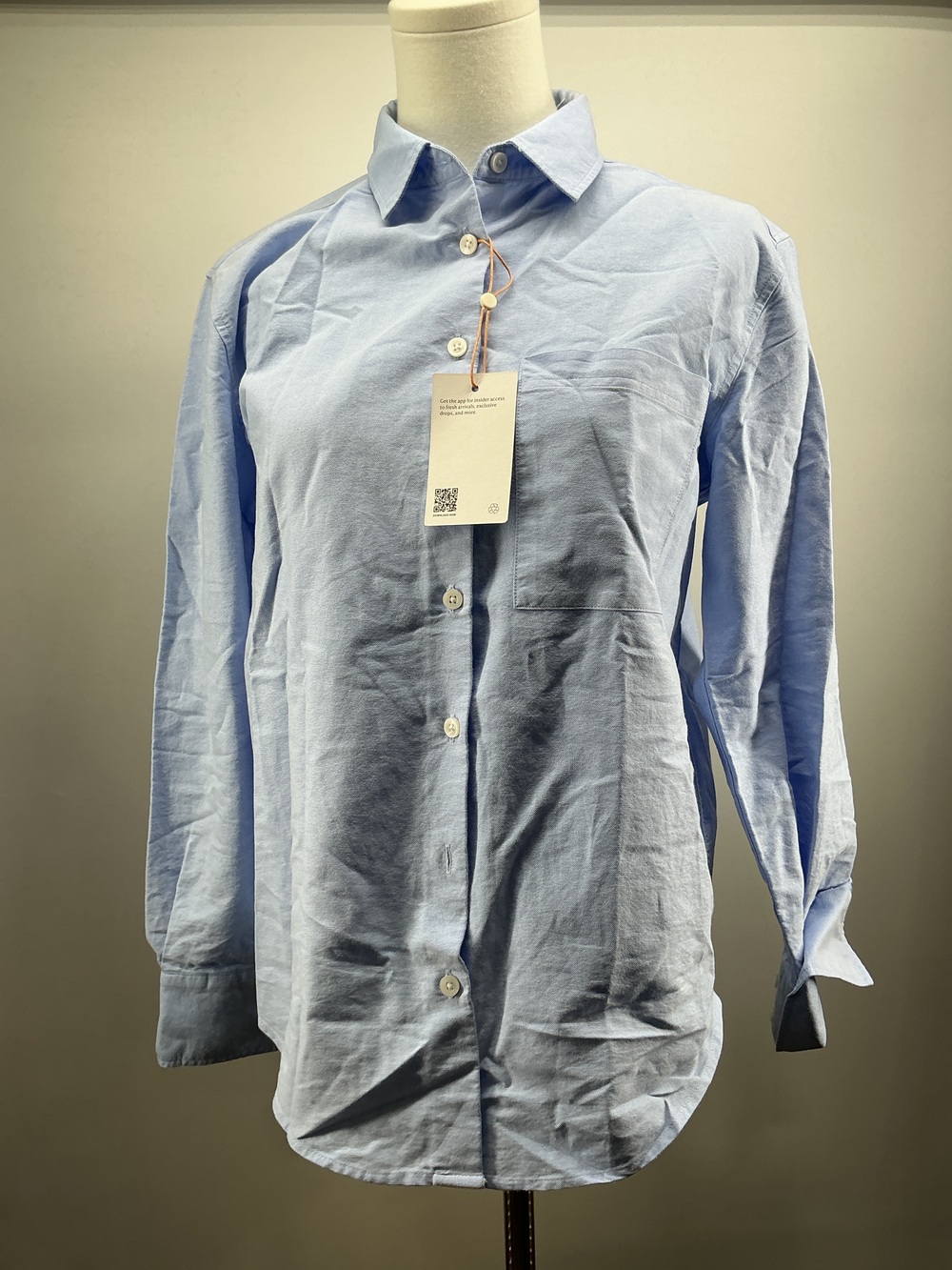 Organic Cotton Relaxed Oxford Shirt